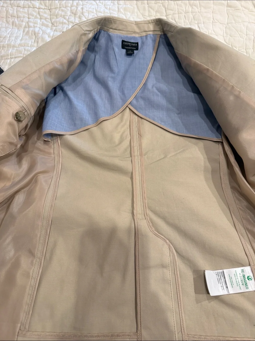 Crewcuts Beige Single-Breasted Sport Coat